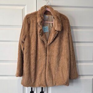 NWT: Hayden LA Faux Fur Teddy Coat Size M/L